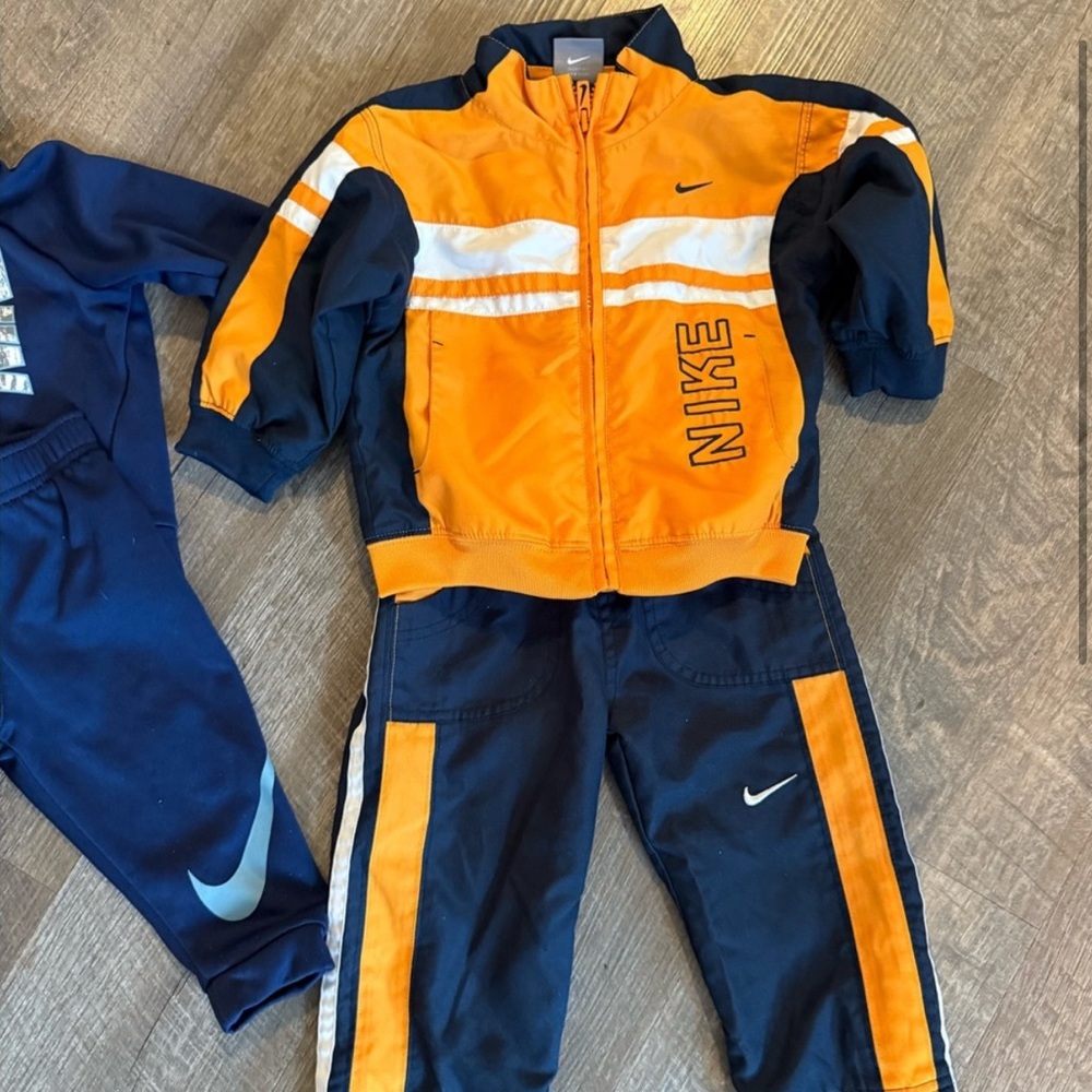 Nike Toddler Orange and Navy Apparel